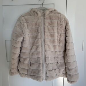 Plush Faux Fur Reversible Jacket size medium